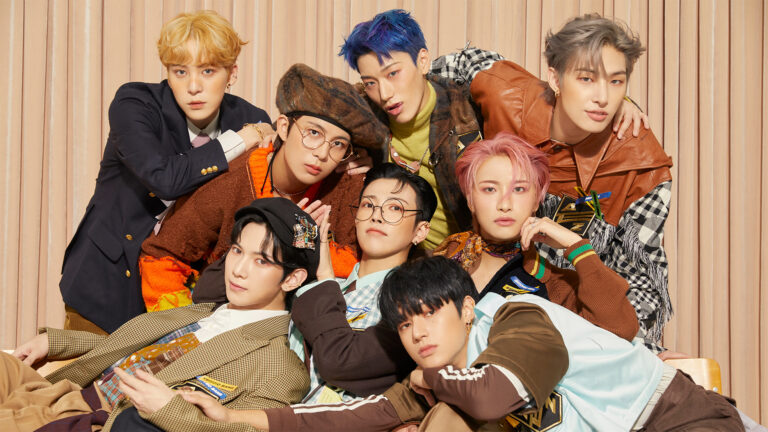 who is the leader of Ateez answer Jonghoon K-pop boy group KQ Entertainment with Seonghwa, Yunho, Yeosang, San, Mingi, Wooyoung, Jongho