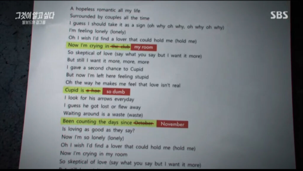 Fifty Fifty Cupid original title Cupid Is a Hoe Ho lyrics Unanswered Questions SBS Swedish composers ATTRAKT The Givers legal dispute