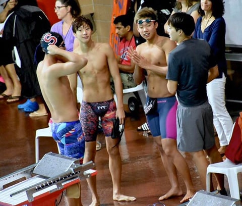 RIIZE Anton predebut photos young swimming New Jersey