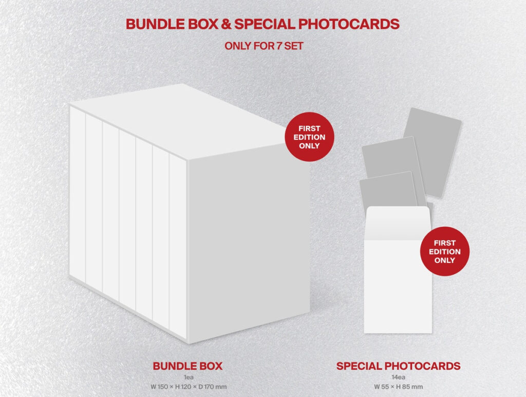first edition bundle box special photocards POB
